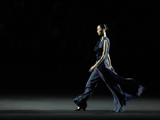 BEIJING, CHINA - SEPTEMBER 09: A model walks the runway at the Words on the Paper collection by designer Zou You on day 5 of China Fashion Week AW25 Collection at 798Â·751 PARK on September 9, 2025 in Beijing, China.  Copyright: xChinaxNewsxServicex 111589892584