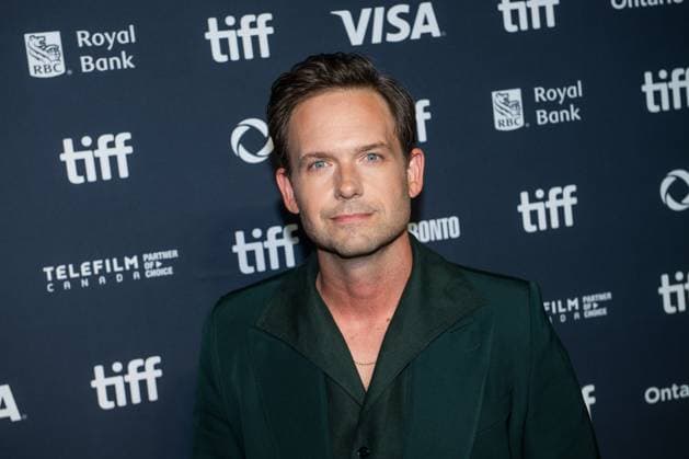 September 9, 2025, Toronto, On, Canada: Patrick J. Adams arrives on the red carpet for Wayward at the Toronto International Film Festival in Toronto on Tuesday, September 9, 2025. Toronto Canada  - ZUMAc35_ 20250909_zaf_c35_112 Copyright: xLauraxProctorx