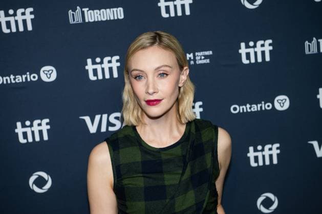 September 9, 2025, Toronto, On, Canada: Sarah Gadon arrives on the red carpet for Wayward at the Toronto International Film Festival in Toronto on Tuesday, September 9, 2025. Toronto Canada  - ZUMAc35_ 20250909_zaf_c35_119 Copyright: xLauraxProctorx
