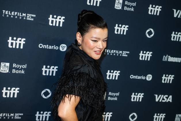 September 9, 2025, Toronto, On, Canada: Sydney Topliffe arrives on the red carpet for Wayward at the Toronto International Film Festival in Toronto on Tuesday, September 9, 2025. Toronto Canada  - ZUMAc35_ 20250909_zaf_c35_132 Copyright: xLauraxProctorx