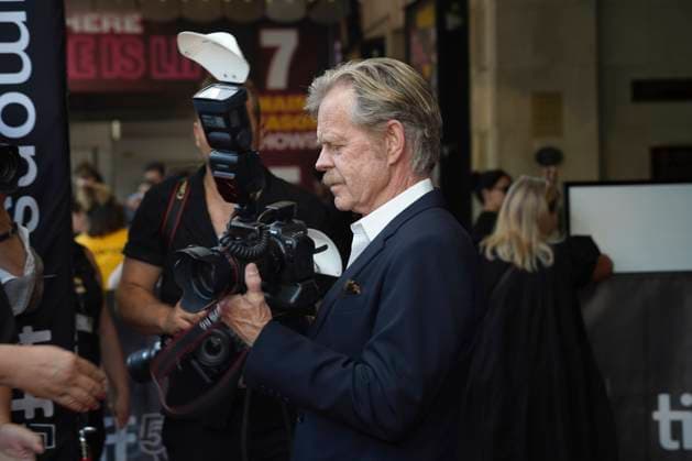 2025 Toronto International Film Festival - ˜Train Dreams™ Premiere William H. Macy holds a camera during the red carpet for the ˜Train Dreams™ premiere during the 2025 Toronto International Film Festival at Royal Alexandra Theatre. on September 9, 2025 in Toronto, Canada. (Photo by Leonardo Ramirez Eyepix Group) Copyright: xLeonardoxRamirez xEyepixxGroupx LR_09092025_169486
