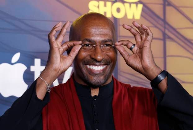 Van Jones arrives on the red carpet at the season four premiere of the Apple TV+ series The Morning Show at The Museum of Modern Art on Tuesday, September 9, 2025 in New York City. The fourth season of the critically acclaimed drama debuts globally on Apple TV+ on Wednesday, September 17, 2025.  NYP20250909156 JOHNxANGELILLO