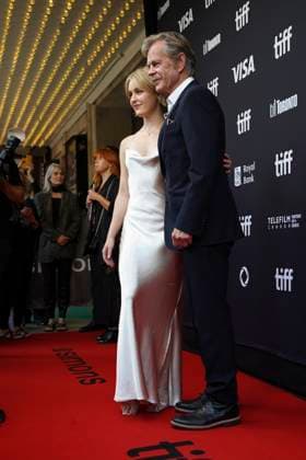 September 9, 2025, Toronto, Ontario, Canada: (L-R) Sofia Grace Macy and William H. Macy attend the red carpet for the Ã¢â‚¬ËœTrain DreamsÃ¢â‚¬â ¢ premiere during the 2025 Toronto International Film Festival at Royal Alexandra Theatre. on September 9, 2025 in Toronto, Canada. Toronto Canada - ZUMAe321 20250909_zea_e321_281 Copyright: xLeonardoxRamirezx