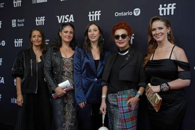 September 9, 2025, Toronto, Ontario, Canada: (L-R) Melisa Jusufi, Alexandra Schaller, Ashley Schlaifer, Malgosia Turzanska and Kaleena Jordan attend the red carpet for the Ã¢â‚¬ËœTrain DreamsÃ¢â‚¬â ¢ premiere during the 2025 Toronto International Film Festival at Royal Alexandra Theatre. on September 9, 2025 in Toronto, Canada. Toronto Canada - ZUMAe321 20250909_zea_e321_255 Copyright: xLeonardoxRamirezx