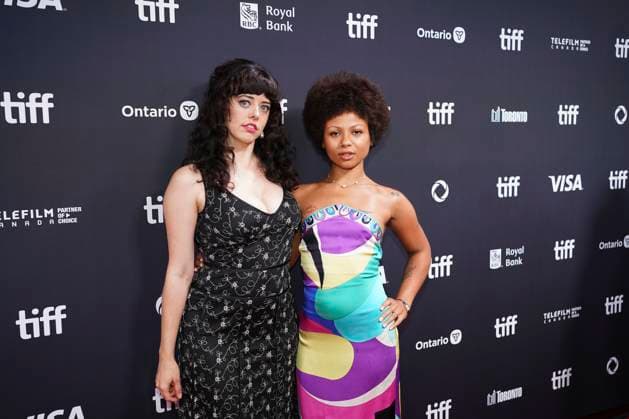 September 9, 2025, Toronto, Ontario, Canada: (L-R) Mary Neely and Myha la Herrold attend the red carpet for the Ã¢â‚¬ËœSwipedÃ¢â‚¬â ¢ premiere during the 2025 Toronto International Film Festival at Roy Thomson Hall. on September 9, 2025 in Toronto, Canada. Toronto Canada - ZUMAe321 20250909_zea_e321_358 Copyright: xLeonardoxRamirezx