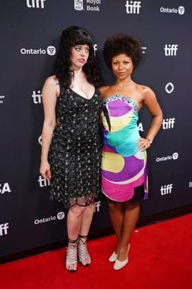September 9, 2025, Toronto, Ontario, Canada: (L-R) Mary Neely and Myha la Herrold attend the red carpet for the Ã¢â‚¬ËœSwipedÃ¢â‚¬â ¢ premiere during the 2025 Toronto International Film Festival at Roy Thomson Hall. on September 9, 2025 in Toronto, Canada. Toronto Canada - ZUMAe321 20250909_zea_e321_436 Copyright: xLeonardoxRamirezx