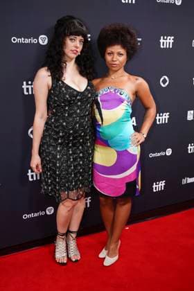September 9, 2025, Toronto, Ontario, Canada: (L-R) Mary Neely and Myha la Herrold attend the red carpet for the Ã¢â‚¬ËœSwipedÃ¢â‚¬â ¢ premiere during the 2025 Toronto International Film Festival at Roy Thomson Hall. on September 9, 2025 in Toronto, Canada. Toronto Canada - ZUMAe321 20250909_zea_e321_462 Copyright: xLeonardoxRamirezx