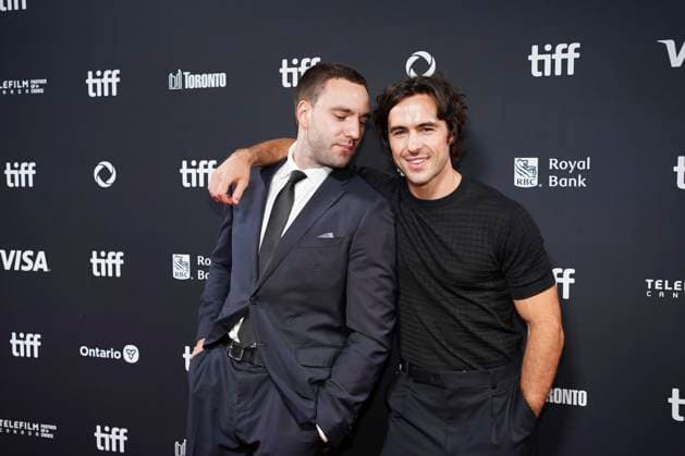 September 9, 2025, Toronto, Ontario, Canada: (L-R) Jackson White and Ben Schnetzer attend the red carpet for the Ã¢â‚¬ËœSwipedÃ¢â‚¬â ¢ premiere during the 2025 Toronto International Film Festival at Roy Thomson Hall. on September 9, 2025 in Toronto, Canada. Toronto Canada - ZUMAe321 20250909_zea_e321_471 Copyright: xLeonardoxRamirezx