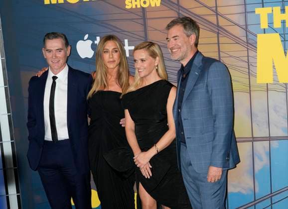 The Morning Show Season 4 Premiere Billy Crudup, Jennifer Aniston, Reese Witherspoon, Mark Duplass attends Apple TV+ series The Morning Show season 4 premiere, held at The Museum of Modern Art in New York City, Tuesday, September 9, 2025., Credit:Jennifer Graylock-Graylock.com Avalon United States, New York, New York, Museum of Modern Art Copyright: xJenniferxGraylock-Graylock.comx xAvalonx 1035680857