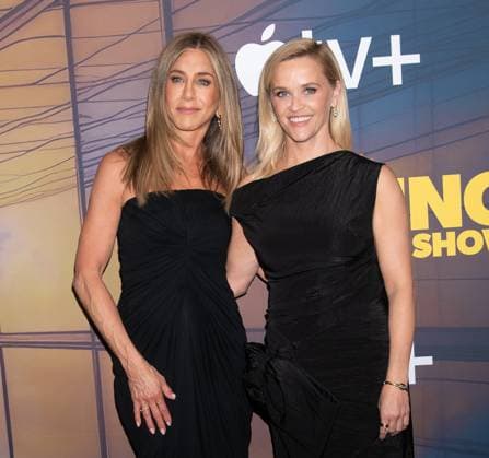 Red carpet for the New York season 4 premiere of The Morning Show Featuring: Jennifer Aniston, Reese Witherspoon Where: New York, New York, United States When: 09 Sep 2025 Credit: Janet Mayer INSTARimages.com EDITORIAL USE ONLY. NOT FOR USE BY NEWSPAPERS BASED IN THE UK. Copyright: xx instar55071805