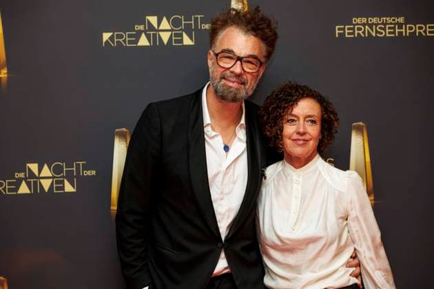 abb Jan Schomburg Director and Maria Schrader as guests on the red carpet at the Night of the Creatives The German Television Award 2025 at the Flora on 09 09 2025 in Cologne NRW Germany