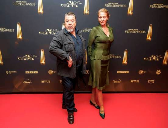 abb Armin Rohde Actor with wife Karen Boehne on the red carpet at the Night of the Creatives The German Television Award 2025 at the Flora on 09 09 2025 in Cologne NRW Germany