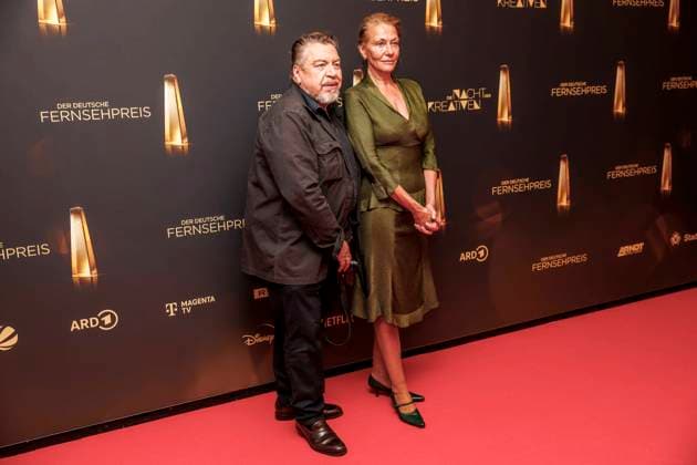 abb Armin Rohde Actor with wife Karen Boehne on the red carpet at the Night of the Creatives The German Television Award 2025 at the Flora on 09 09 2025 in Cologne NRW Germany