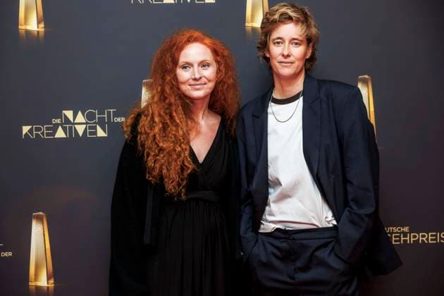 abb AMartina Eisenreich Best Music Fiction Pia Strietmann Best Director Fiction guest on the red carpet at the Night of the Creatives The German Television Award 2025 at the Flora on 09 09 2025 in Cologne NRW Germany