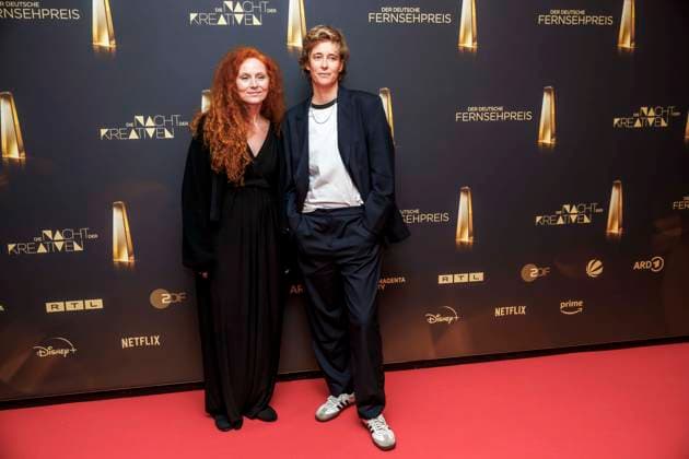 abb AMartina Eisenreich Best Music Fiction Pia Strietmann Best Director Fiction guest on the red carpet at the Night of the Creatives The German Television Award 2025 at the Flora on 09 09 2025 in Cologne NRW Germany
