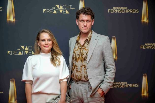 abb Bernd Hermes Best Camera Information with partner on the red carpet at the Night of the Creatives The German Television Award 2025 at the Flora on 09 09 2025 in Cologne NRW Germany