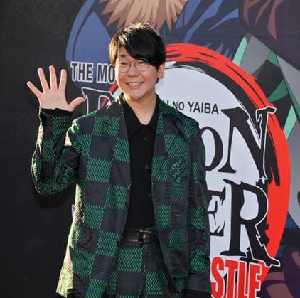Cast member Natsuki Hanae attends the premiere of the animated motion picture fantasy thriller Demon Slayer: Kimetsu no Yaibi Infinity Castle at the TCL Chinese Theatre in the Hollywood section of Los Angeles on Tuesday, September 9, 2025.  LAP2025090914 JIMxRUYMEN