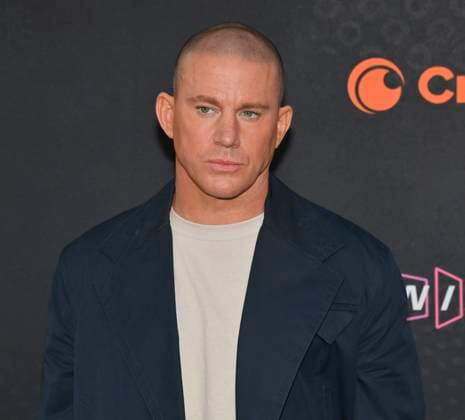 Cast member Channing Tatum attends the premiere of the animated motion picture fantasy thriller Demon Slayer: Kimetsu no Yaibi Infinity Castle at the TCL Chinese Theatre in the Hollywood section of Los Angeles on Tuesday, September 9, 2025.  LAP2025090917 JIMxRUYMEN
