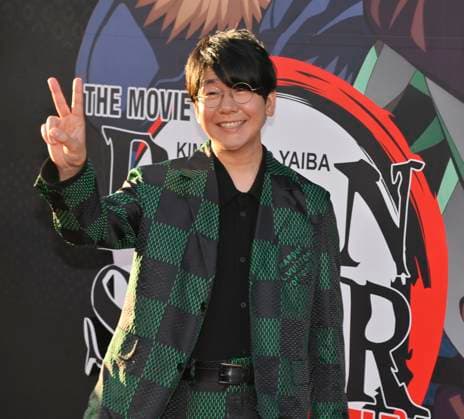Cast member Natsuki Hanae attends the premiere of the animated motion picture fantasy thriller Demon Slayer: Kimetsu no Yaibi Infinity Castle at the TCL Chinese Theatre in the Hollywood section of Los Angeles on Tuesday, September 9, 2025.  LAP2025090912 JIMxRUYMEN