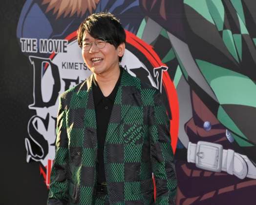 Cast member Natsuki Hanae attends the premiere of the animated motion picture fantasy thriller Demon Slayer: Kimetsu no Yaibi Infinity Castle at the TCL Chinese Theatre in the Hollywood section of Los Angeles on Tuesday, September 9, 2025.  LAP2025090935 JIMxRUYMEN