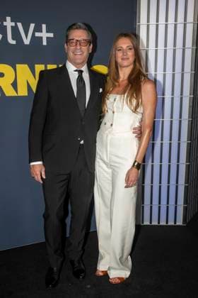 September 9, 2025, New York, United States: (L-R) Jon Hamm and Anna Osceola attend The Morning Show Season 4 New York Premiere at Museum of Modern Art. New York United States - ZUMAs197 20250909_aaa_s197_182 Copyright: xRonxAdarx