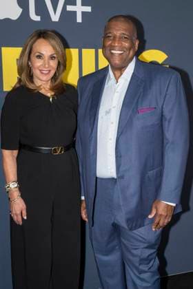 September 9, 2025, New York, United States: (L-R) Rosanna Scotto and Curt Menefee attend The Morning Show Season 4 New York Premiere at Museum of Modern Art. New York United States - ZUMAs197 20250909_aaa_s197_174 Copyright: xRonxAdarx