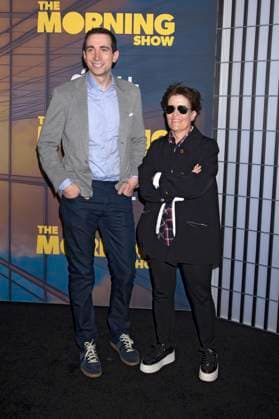 Kara Swisher with guest at the premiere of the 4th season of the Apple TV series The Morning Show at the Museum of Modern Art New York, 09 09 2025 Foto:xB.xHinex xFuturexImagex morning_5882