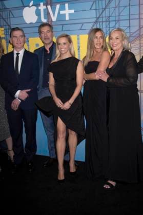Billy Crudup, Mark Duplass, Reese Witherspoon, Jennifer Aniston and Mimi Leder at the premiere of season 4 of the Apple TV series The Morning Show at the Museum of Modern Art New York, 09 09 2025 Foto:xB.xHinex xFuturexImagex morning_5979