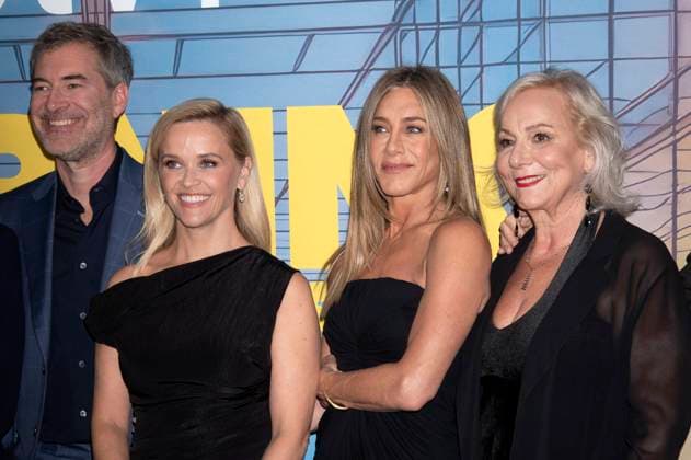 Mark Duplass, Reese Witherspoon, Jennifer Aniston and Mimi Leder at the premiere of season 4 of the Apple TV series The Morning Show at the Museum of Modern Art New York, 09 09 2025 Foto:xB.xHinex xFuturexImagex morning_5983