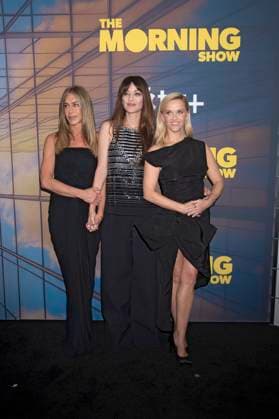Jennifer Aniston, Marion Cotillard and Reese Witherspoon at the premiere of season 4 of the Apple TV series The Morning Show at the Museum of Modern Art New York, 09 09 2025 Foto:xB.xHinex xFuturexImagex morning_5996