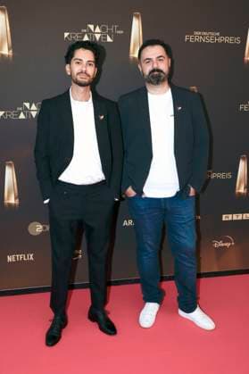 Cagdas Eren Yueksel and Bilal Bahadir at the German Television Awards 2025 The Night of the Creatives at the Flora Cologne, 09 09 2025 Foto:xR.xSchmiegeltx xFuturexImagex kreative_5901