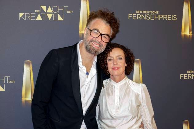 Jan Schomburg and Maria Schrader at the German Television Awards 2025 The Night of the Creatives at the Flora Cologne, 09 09 2025 Foto:xR.xSchmiegeltx xFuturexImagex kreative_5904