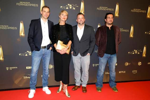 Mathias Blank, Katrin Hampus, guest and Arkin Atacan at the German Television Awards 2025 The Night of the Creatives at the Flora Cologne, 09 09 2025 Foto:xR.xSchmiegeltx xFuturexImagex kreative_5905