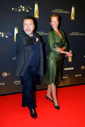 Armin Rohde and Karen Böhne at the German Television Awards 2025 The Night of the Creatives at the Flora Cologne, 09 09 2025 Foto:xR.xSchmiegeltx xFuturexImagex kreative_5910