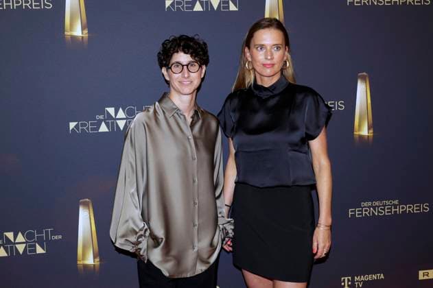 Andi Pek and Friederike Hohmuth at the German Television Awards 2025 The Night of the Creatives at the Flora Cologne, 09 09 2025 Foto:xR.xSchmiegeltx xFuturexImagex kreative_5919