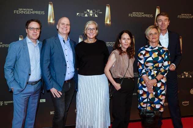 Alexander Bickel, guest, Karin Kuhn, Daniela Zentner, Ellen Ehni and Jörg Schönenborn at the German Television Awards 2025 The Night of the Creatives at the Flora Cologne, 09 09 2025 Foto:xR.xSchmiegeltx xFuturexImagex kreative_5928