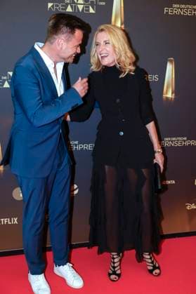 Christoph Pellander and Maria Furtwängler at the German Television Awards 2025 The Night of the Creatives at the Flora Cologne, 09 09 2025 Foto:xR.xSchmiegeltx xFuturexImagex kreative_5930