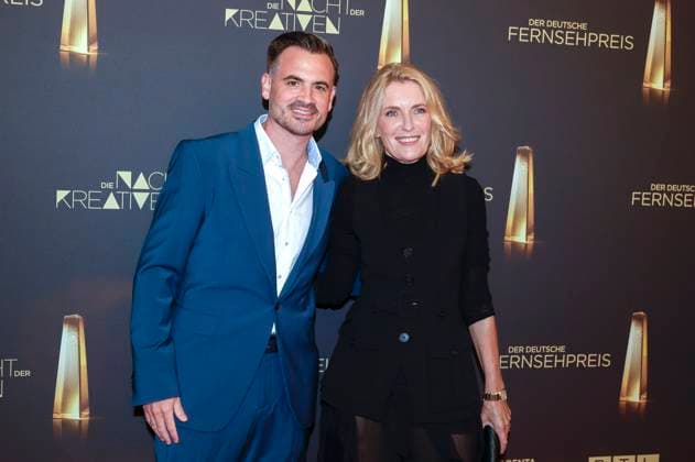 Christoph Pellander and Maria Furtwängler at the German Television Awards 2025 The Night of the Creatives at the Flora Cologne, 09 09 2025 Foto:xR.xSchmiegeltx xFuturexImagex kreative_5931