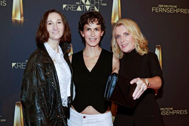 Lena Fakler, Saralisa Volm and Maria Furtwängler at the German Television Awards 2025 The Night of the Creatives at the Flora Cologne, 09 09 2025 Foto:xR.xSchmiegeltx xFuturexImagex kreative_5936