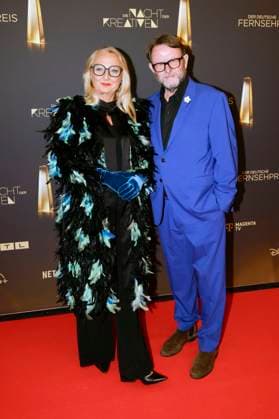 Ute Biernat and Konstantin von Ahlefeld at the German Television Awards 2025 The Night of the Creatives at the Flora Cologne, 09 09 2025 Foto:xR.xSchmiegeltx xFuturexImagex kreative_5940