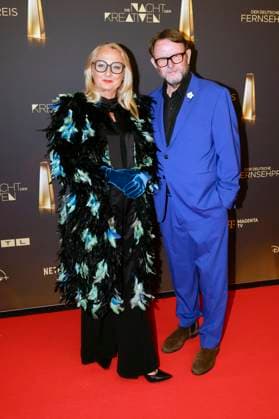 Ute Biernat and Konstantin von Ahlefeld at the German Television Awards 2025 The Night of the Creatives at the Flora Cologne, 09 09 2025 Foto:xR.xSchmiegeltx xFuturexImagex kreative_5941