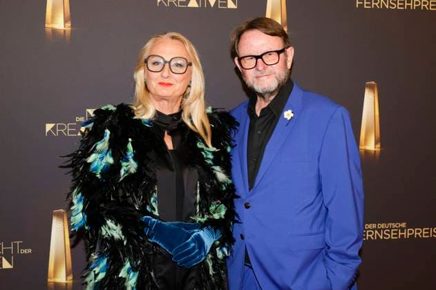 Ute Biernat and Konstantin von Ahlefeld at the German Television Awards 2025 The Night of the Creatives at the Flora Cologne, 09 09 2025 Foto:xR.xSchmiegeltx xFuturexImagex kreative_5942