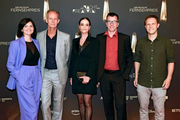 Doris Müller, Max Uthoff, Maike Kühl, Dietrich Krauss and Cornelius Oettle at the German Television Awards 2025 The Night of the Creatives at the Flora Cologne, 09 09 2025 Foto:xR.xSchmiegeltx xFuturexImagex kreative_5951