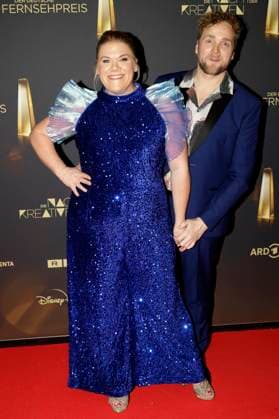 Gisa Flake and Knud Riepen at the German Television Awards 2025 The Night of the Creatives at the Flora Cologne, 09 09 2025 Foto:xR.xSchmiegeltx xFuturexImagex kreative_5956