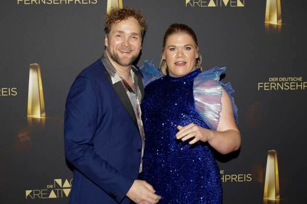 Knud Riepen and Gisa Flake at the German Television Awards 2025 The Night of the Creatives at the Flora Cologne, 09 09 2025 Foto:xR.xSchmiegeltx xFuturexImagex kreative_5957