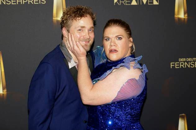 Knud Riepen and Gisa Flake at the German Television Awards 2025 The Night of the Creatives at the Flora Cologne, 09 09 2025 Foto:xR.xSchmiegeltx xFuturexImagex kreative_5958