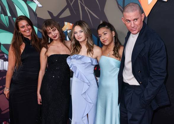 Los Angeles Premiere Of Crunchyroll s Demon Slayer: Kimetsu No Yaiba Infinity Castle Australian model Inka Williams, Everly Tatum and American actor, producer, and former model Channing Tatum arrive at the Los Angeles Premiere Of Crunchyroll s Demon Slayer: Kimetsu No Yaiba Infinity Castle held at the TCL Chinese Theatre IMAX in Hollywood, Los Angeles, California, United States. TCL Chinese Theatre IMAX, Hollywood, Los Angeles, California, USA California United States  Copyright: xImagexPressxAgencyx originalFilename: collin-losangel250910_np4Hu.jpg