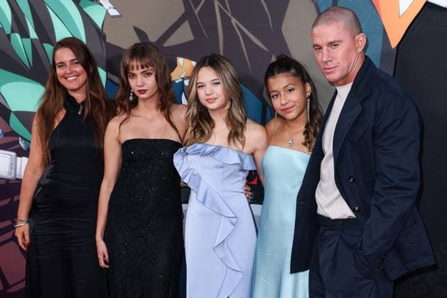 Los Angeles Premiere Of Crunchyroll s Demon Slayer: Kimetsu No Yaiba Infinity Castle Australian model Inka Williams, Everly Tatum and American actor, producer, and former model Channing Tatum arrive at the Los Angeles Premiere Of Crunchyroll s Demon Slayer: Kimetsu No Yaiba Infinity Castle held at the TCL Chinese Theatre IMAX in Hollywood, Los Angeles, California, United States. TCL Chinese Theatre IMAX, Hollywood, Los Angeles, California, USA California United States  Copyright: xImagexPressxAgencyx originalFilename: collin-losangel250910_npiBj.jpg