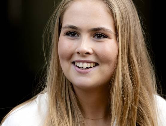 AMSTERDAM Princess Amalia departs the official residence of Mayor Femke Halsema after a meeting with the Amsterdam city council. She spoke with the mayor and aldermen and several other Amsterdam residents about developments in the city. ANP REMKO DE WAAL netherlands out - belgium out  Copyright: xx x535669070x originalFilename: 535669070.jpg
