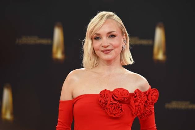 Janin ULLMANN, Actress, Red Carpet, Red Carpet Show, Arrival, Arrival, German Television Award Ceremony, The German Television Award 2025, German Television Award 2025 at MMC Studios Cologne, on 10 09 2025